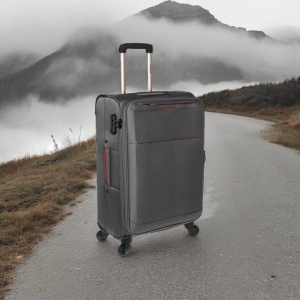 Βαλίτσα Μεσαία Μαλακή Diplomat ZC6040-61 Γκρι - Image 2