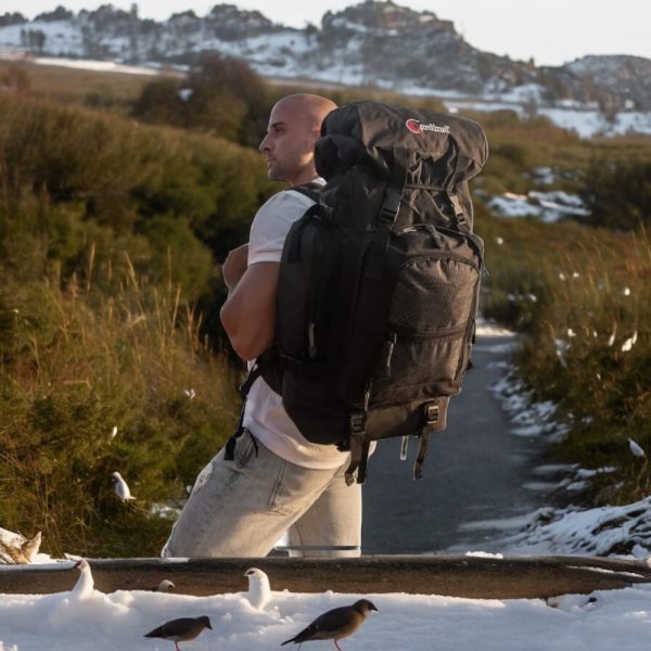 Ορειβατικό σακίδιο Cardinal αδιάβροχο Daypack 60L 521 μαύρο - Image 2