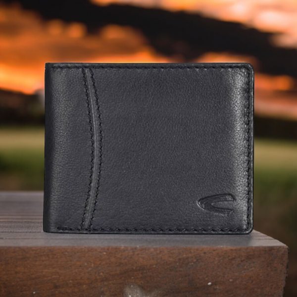 Camel Active Cordoba Δερμάτινο Ανδρικό Πορτοφόλι Μαύρο 133-703-60 - Image 2