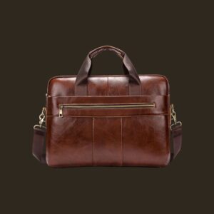 Cardinal Δερμάτινος Χαρτοφύλακας Laptop Καφέ