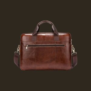 Cardinal Δερμάτινος Χαρτοφύλακας Laptop Καφέ