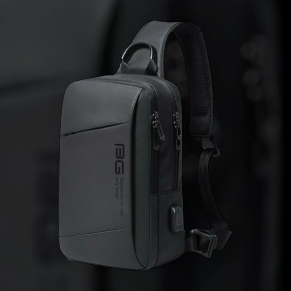 Τσαντάκι crossbody Bange 22002 μαύρο - Image 4