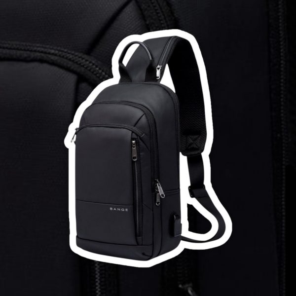 Τσαντάκι crossbody Bange 1911 μαύρο - Image 2