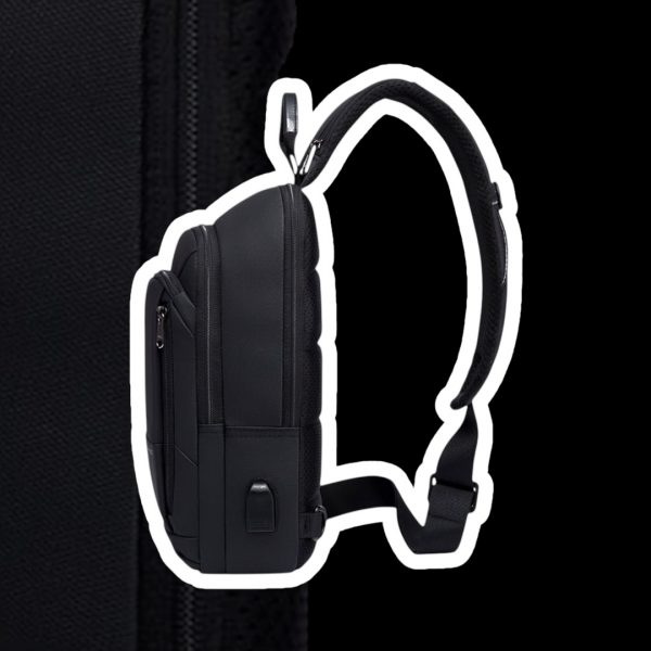 Τσαντάκι crossbody Bange 1911 μαύρο - Image 3