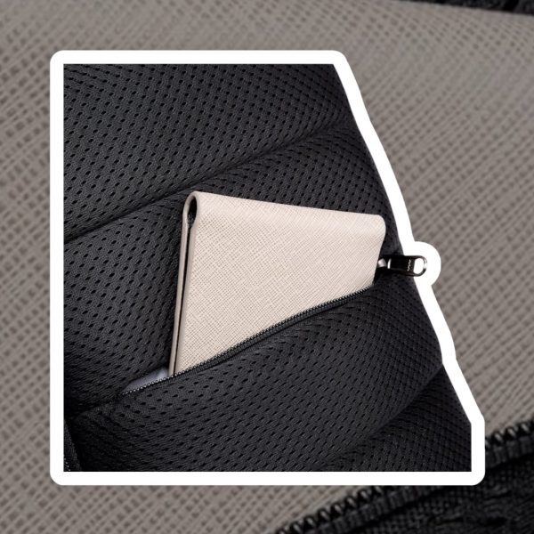Τσαντάκι crossbody Bange 1911 μαύρο - Image 6