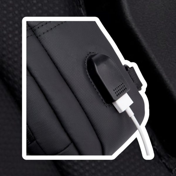 Τσαντάκι crossbody Bange 1911 μαύρο - Image 7