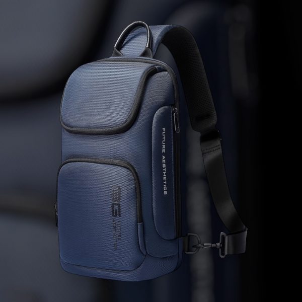 Τσαντάκι crossbody Bange 7565 μπλέ - Image 2