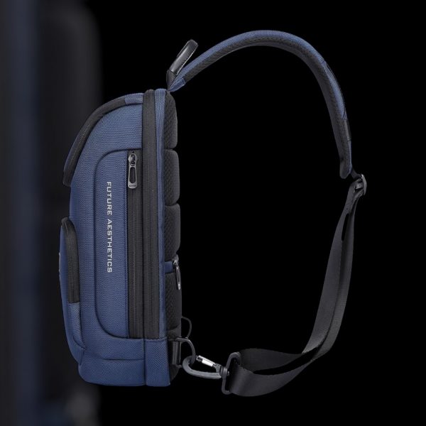 Τσαντάκι crossbody Bange 7565 μπλέ - Image 5