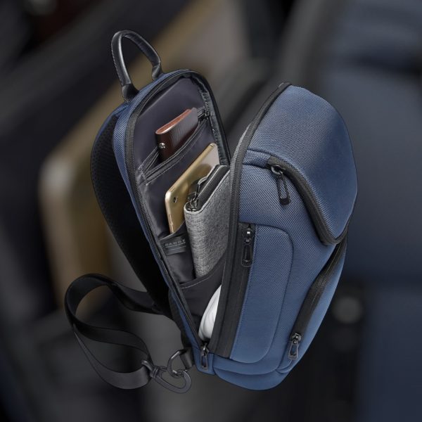 Τσαντάκι crossbody Bange 7565 μπλέ - Image 6