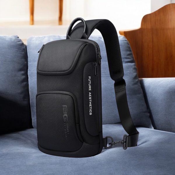 Τσαντάκι crossbody Bange 7565 μαύρο - Image 2