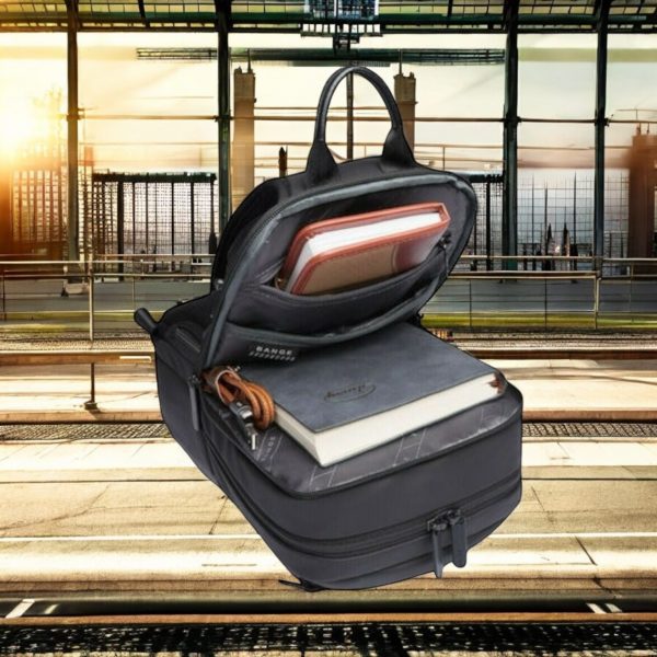 Τσαντάκι crossbody Bange 77112 μαύρο - Image 3