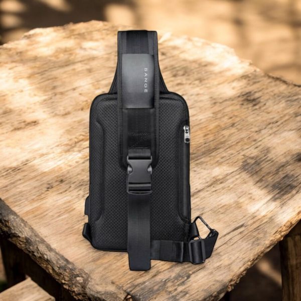 Τσαντάκι crossbody Bange 77112 μαύρο - Image 6