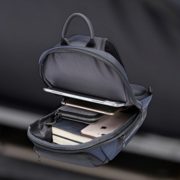 Τσαντάκι crossbody Bange 7566 μπλέ - Image 6