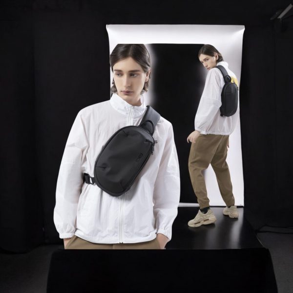 Τσαντάκι ώμου χιαστί crossbody Bange 7306 μαύρο - Image 2