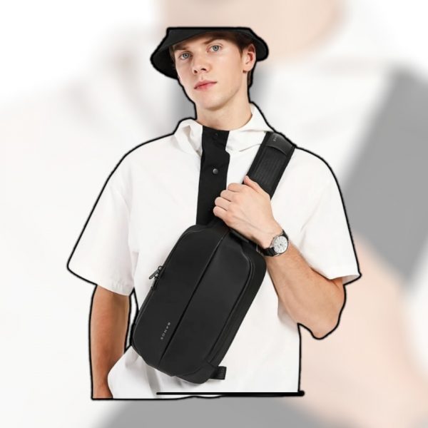 Τσαντάκι ώμου χιαστί crossbody Bange 7210 μαύρο - Image 3