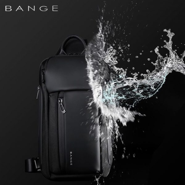 Τσαντάκι ώμου χιαστί crossbody Bange 7566 μαύρο - Image 5