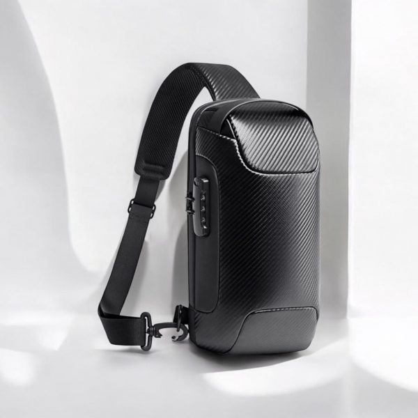Τσαντάκι ώμου χιαστί crossbody Bange 22085 plus μαύρο - Image 2