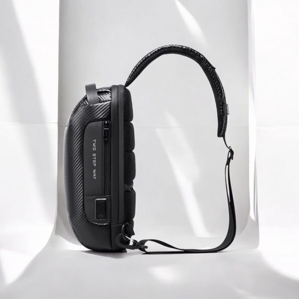Τσαντάκι ώμου χιαστί crossbody Bange 22085 plus μαύρο - Image 7