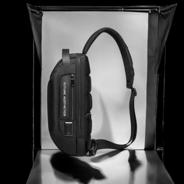 Τσαντάκι ώμου χιαστί crossbody Bange 22085 μαύρο - Image 2