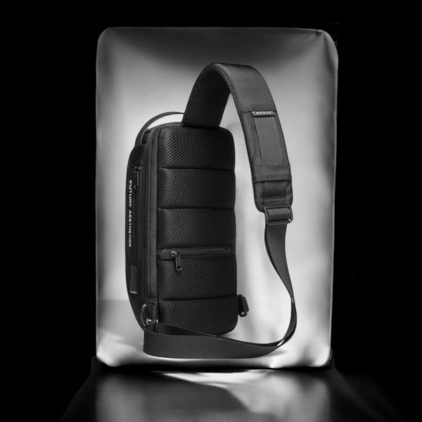 Τσαντάκι ώμου χιαστί crossbody Bange 22085 μαύρο - Image 3