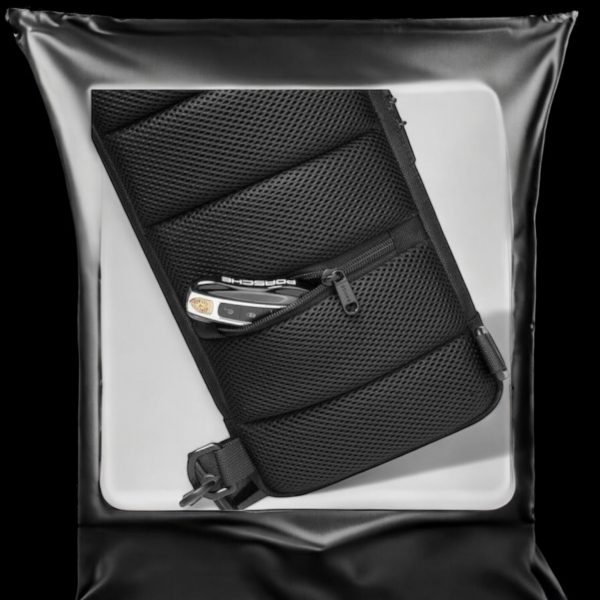 Τσαντάκι ώμου χιαστί crossbody Bange 22085 μαύρο - Image 5