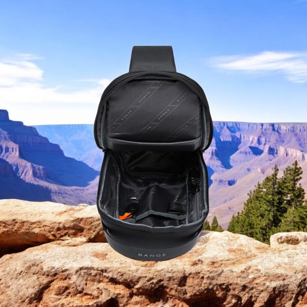 Τσαντάκι ώμου χιαστί crossbody Bange 7221 μπλέ - Image 3