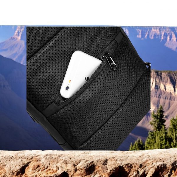 Τσαντάκι ώμου χιαστί crossbody Bange 7221 μπλέ - Image 5