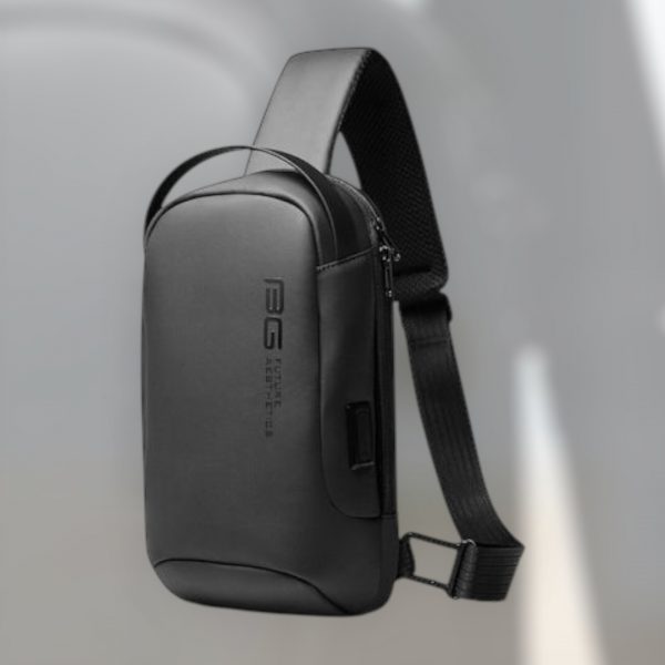 Τσαντάκι ώμου χιαστί crossbody Bange 7221 γκρί - Image 2