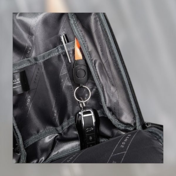 Τσαντάκι ώμου χιαστί crossbody Bange 7221 γκρί - Image 4