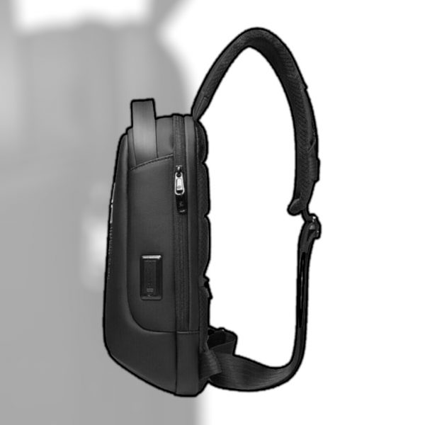 Τσαντάκι ώμου χιαστί crossbody Bange 7221 μαύρο - Image 3