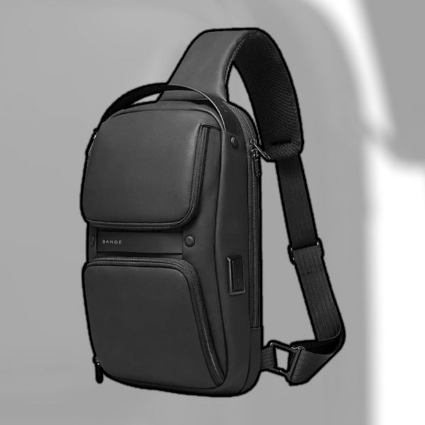Τσαντάκι ώμου χιαστί crossbody Bange 7258 μαύρο - Image 2