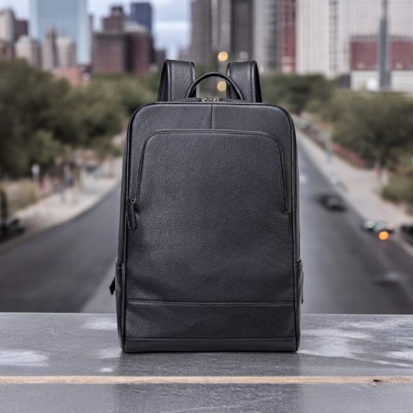 Δερμάτινο σακίδιο πλάτης Cardinal 20 L 8110 black - Image 2