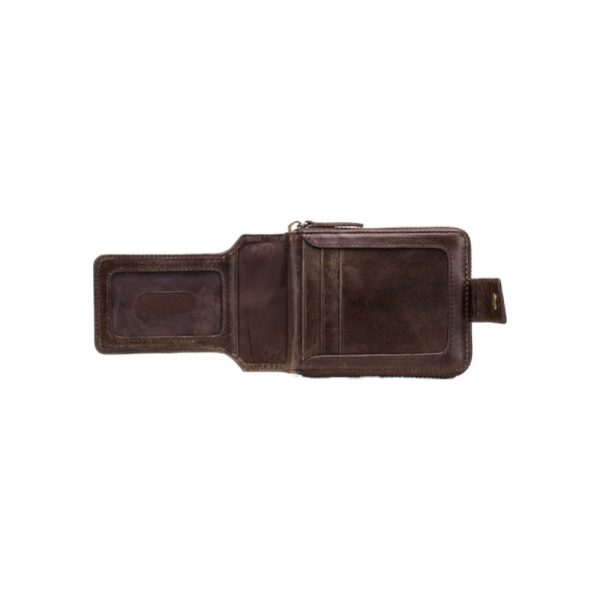 Δερμάτινο πορτοφόλι Bull Captain QB-231 καφέ - Image 4