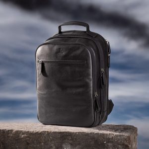 Alternative view of Seven Dots Earth-20-105 Δερμάτινο Σακίδιο Πλάτης Μαύρο