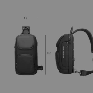 Bange 7565 Μαύρο Τσαντάκι Ώμου Χιαστί Crossbody