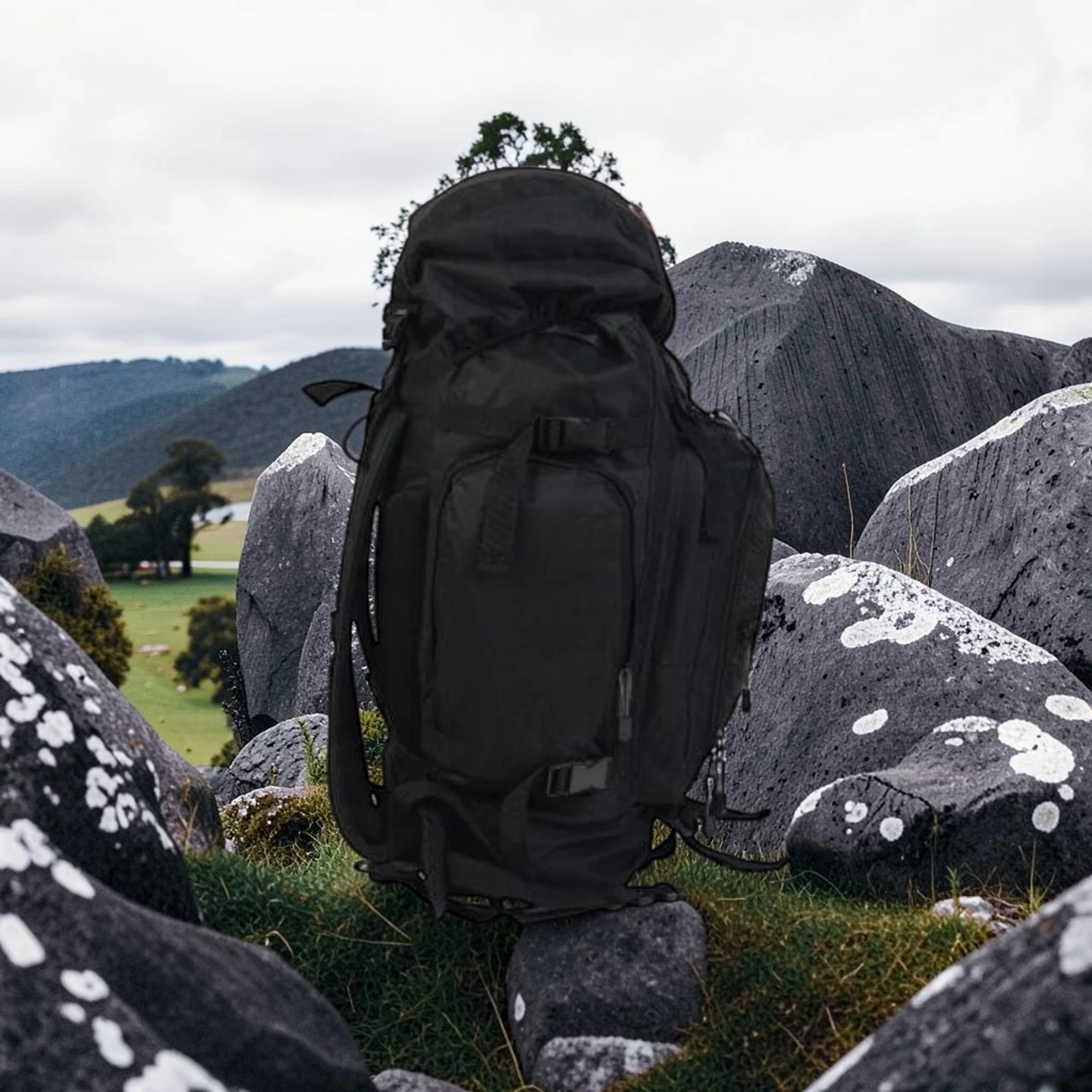 Cardinal 521 Daypack Σακίδιο 60L 70x25x35cm Μαύρο