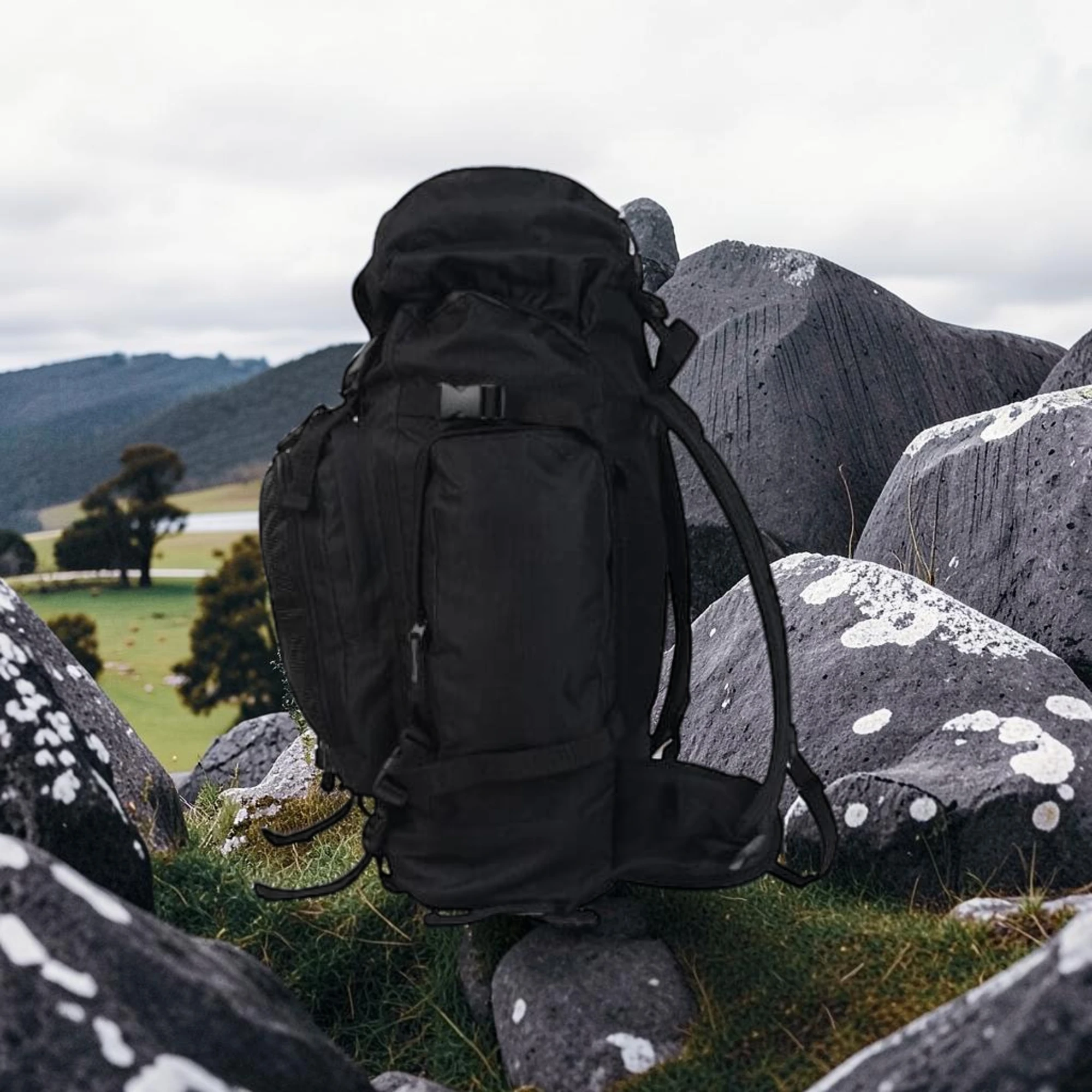 Cardinal 521 Daypack Σακίδιο 60L 70x25x35cm Μαύρο