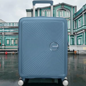American Tourister Soundbox Βαλίτσα Καμπίνας Expandable 55cm Μπλε