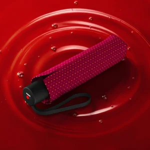 Knirps A.050 Χειροκίνητη Ομπρέλα Joy Red 98 cm Κόκκινη