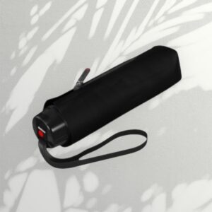 Knirps T.020 T.Series Ομπρέλα Τσέπης Χειροκίνητη Μαύρη