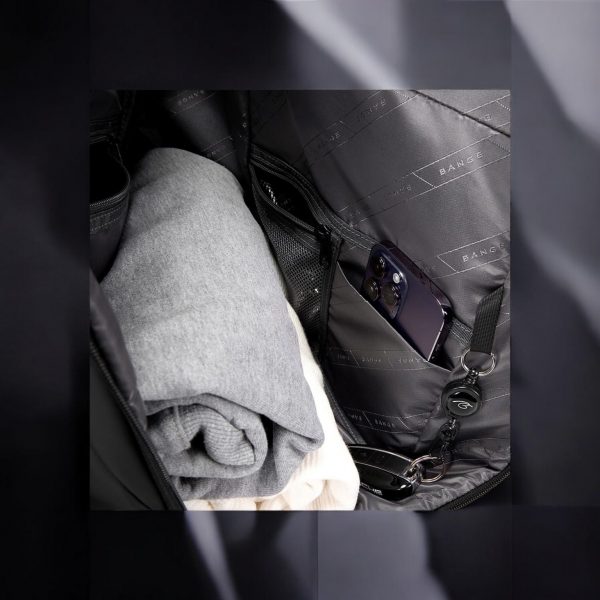 Bange Αδιάβροχη Τσάντα Πλάτης για Laptop 15.6"Μαύρο - Image 6