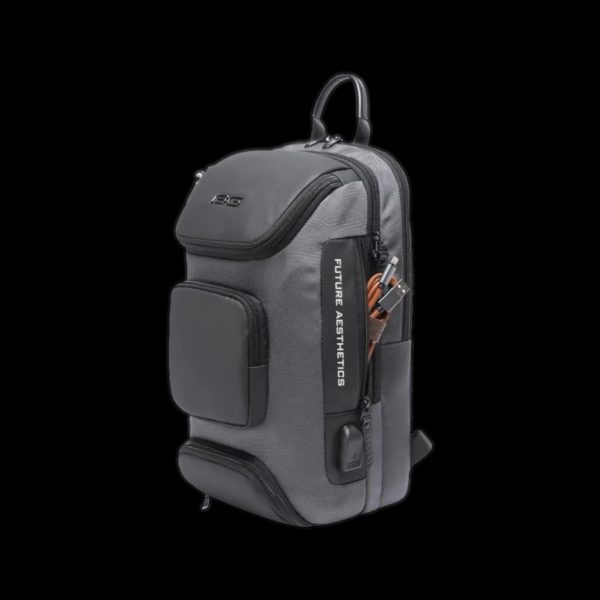 Τσαντάκι ώμου χιαστί crossbody Bange 7086 γκρί - Image 3