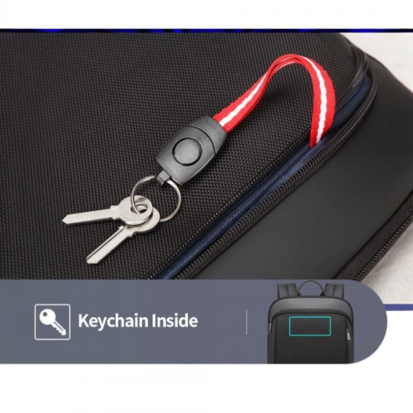 Σακίδιο πλάτης Αντικλεπτικό 16L Laptop 17” Bopai 61-85011 μαύρο - Image 4