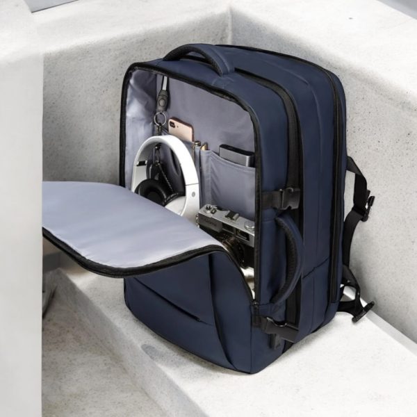 Bange 1908 Σκούρο Μπλε 45lt Laptop 17.3″ Επεκτάσιμο - Image 3