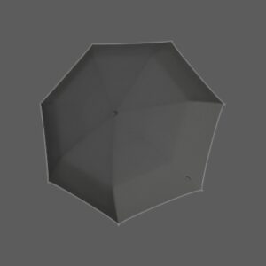 Knirps T.020 Ομπρέλα Τσέπης 19cm Σκούρο Γκρι
