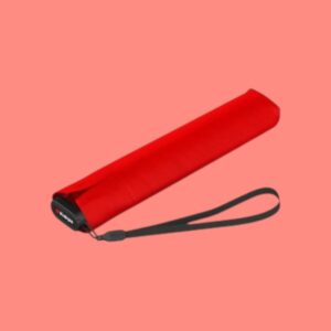 Knirps US.050 Ομπρέλα Τσέπης 115gr Χειροκίνητη Κόκκινη