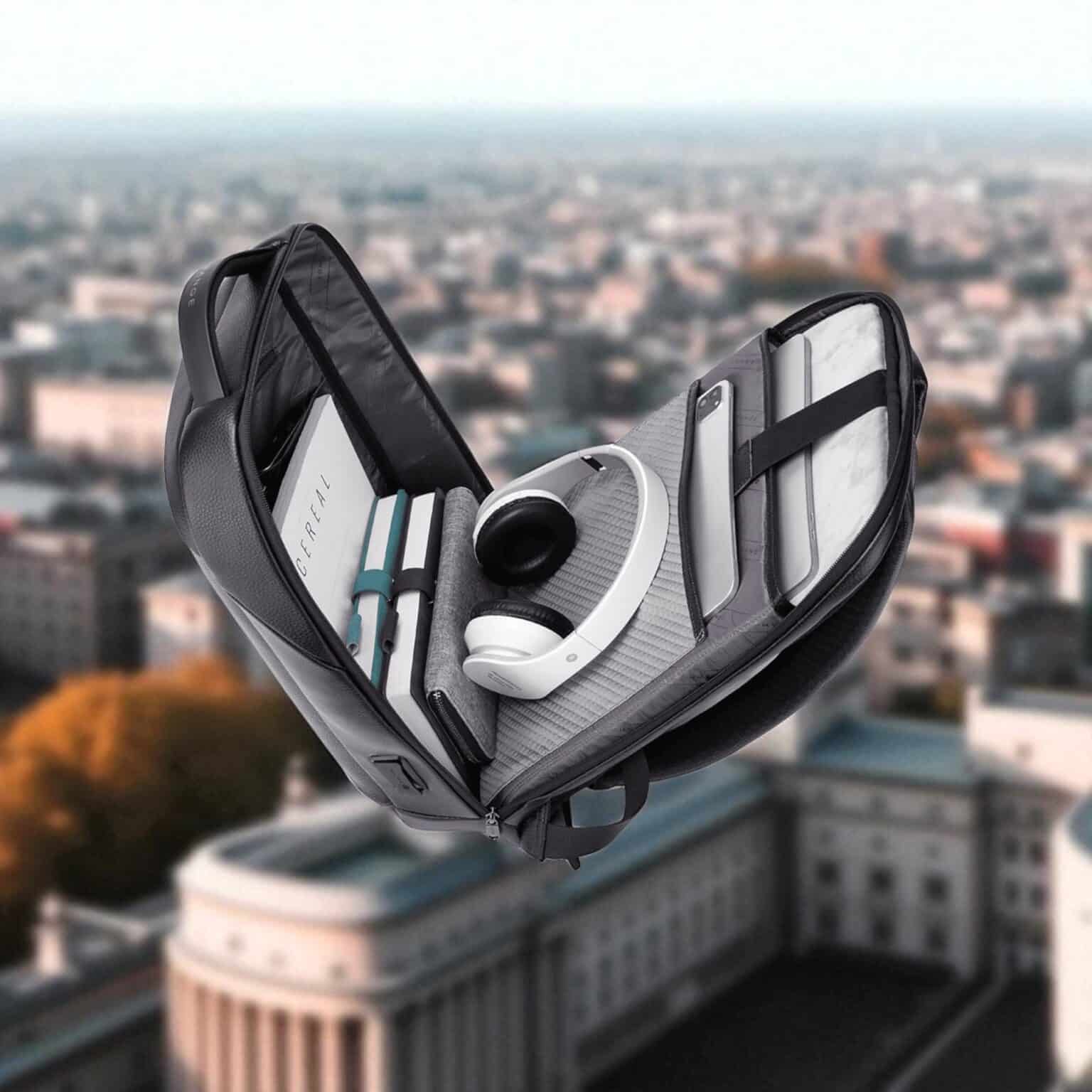 Bange 6621 Αδιάβροχο Δερμάτινο Σακίδιο Πλάτης για Laptop 15.6” Μαύρο - Image 6