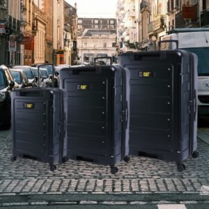 Caterpillar Σετ Σκληρές Βαλίτσες 3τμχ 83795-01 Μαύρο