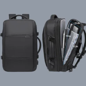 Bange 1908 Επεκτάσιμο Σακίδιο Laptop 17.3” 45L Μαύρο