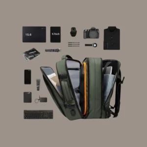 Bange 1908 Επεκτάσιμο Σακίδιο Laptop 17,3” 45L Χακί
